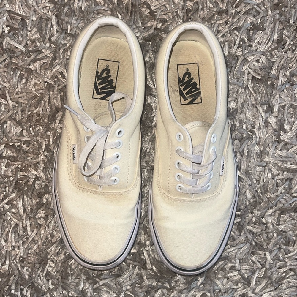 Vans Pale Yellow Size 9.5 Like New